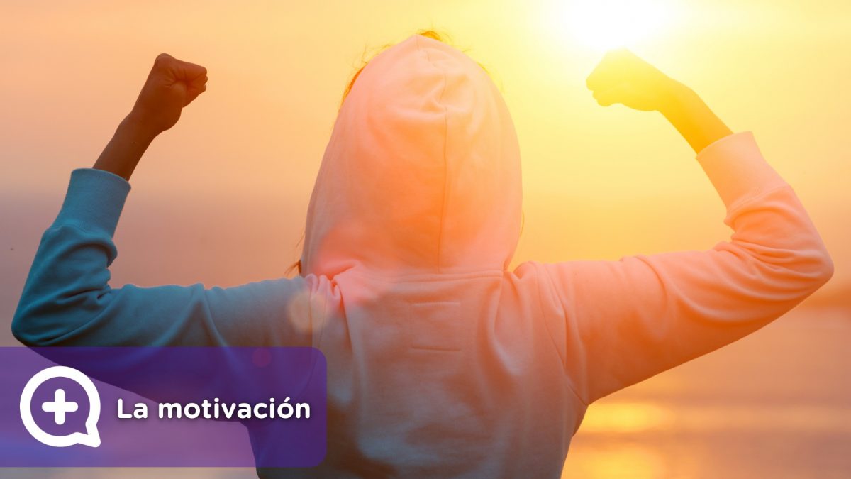 Persona motivada a conseguir objetivos. Superación personal. Alcanzar metas.