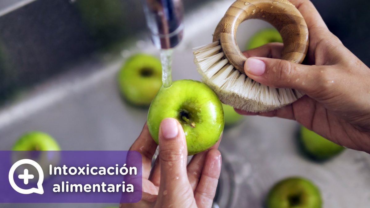 Intoxicaciones alimentarias. Lavar bien las frutas y verduras antes de su consumo