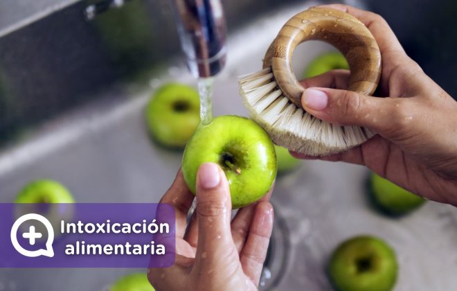 Intoxicaciones alimentarias. Lavar bien las frutas y verduras antes de su consumo