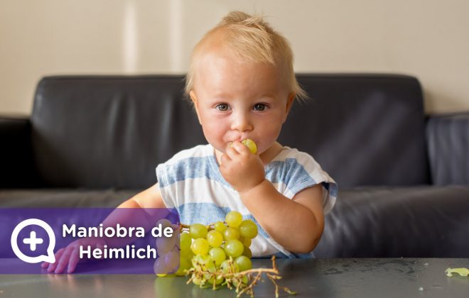 Maniobra de Heimlich. Atragantamiento en niños. comiendo uvas. qué hacer y qué no hacer. padres, madres. Mediquo. Tu amigo médico. Urgencia. Chat médico.