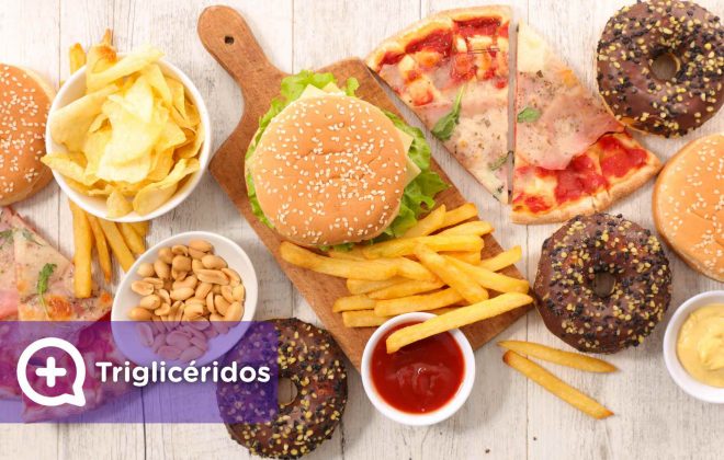 triglicéridos, altos o bajos, prevención salud, colesterol, comida basura, estilo de vida saludable. Mediquo, tu amigo médico. Chat médico.