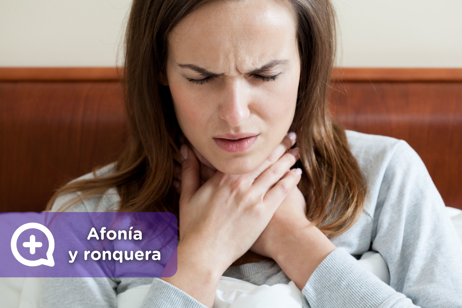 Tratamiento para la afonía y ronquera mediQuo
