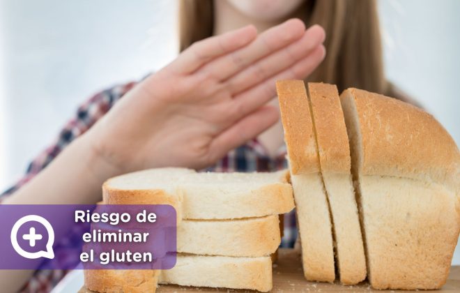 riesgos de eliminar el gluten de la dieta diaria, sin ser alergico. mediquo, tu amigo médico. chat médico.