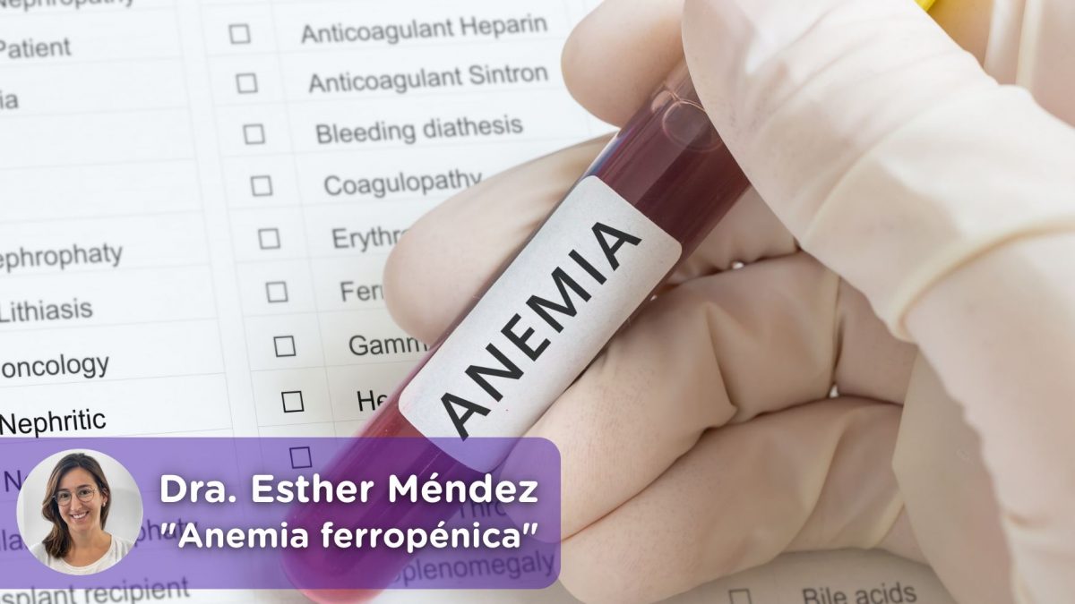 Consejos para la anemia ferropénica. Mediquo, Tu amigo médico. Esther Méndez. Hierro.