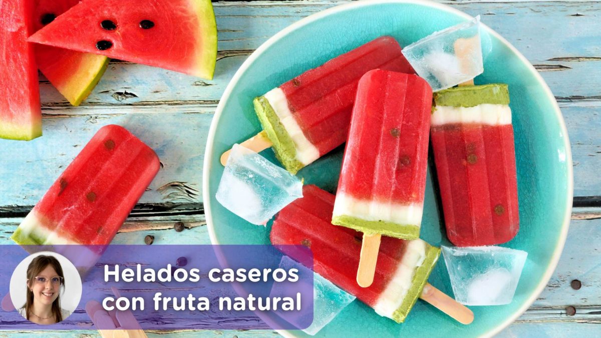 Helados caseros de fruta natural. Receta. Alba Parcerisas. Nutricionista. Niños. Salud. Mediquo.