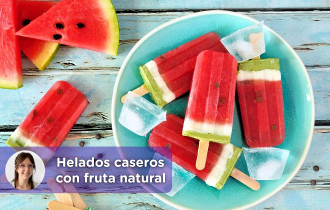 Helados caseros de fruta natural. Receta. Alba Parcerisas. Nutricionista. Niños. Salud. Mediquo.