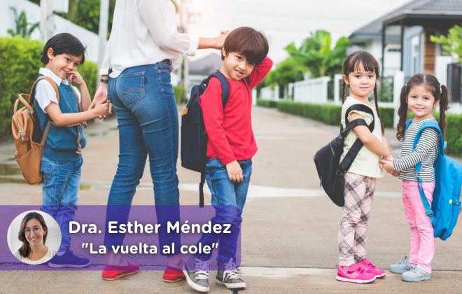 5 acciones para hacer la vuelta al cole más sencilla. Padres, madres, niños. Mediquo, Tu amigo médico. Chat médico. Esther Méndez.