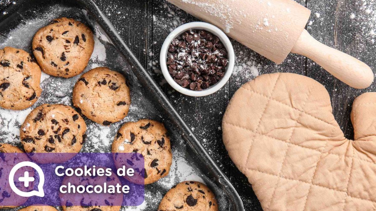 Como hacer cookies de chocolate al horno. Recetas fáciles. Mediquo.