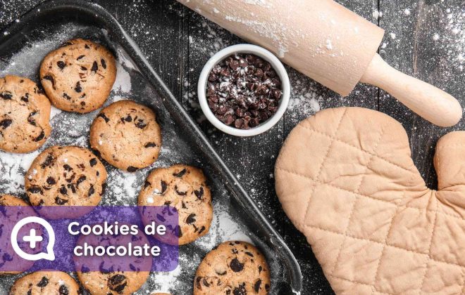 Como hacer cookies de chocolate al horno. Recetas fáciles. Mediquo.