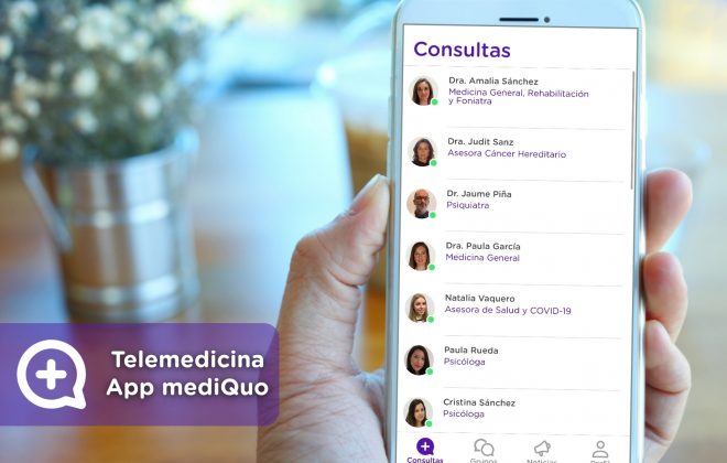 App, telemedicina, chat, mediquo, medicos, medico, android, ios, móvil, asesor de salud