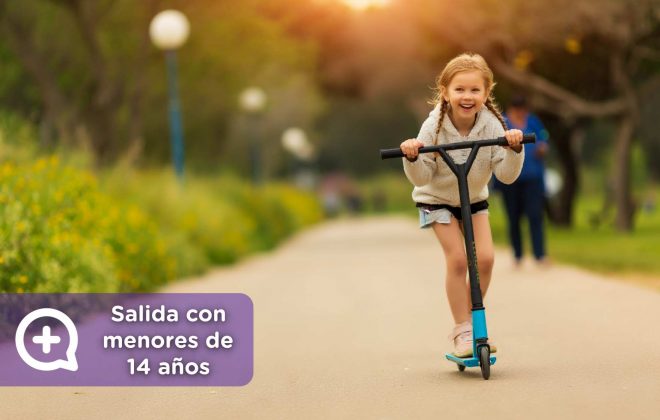 Recomendaciones para la salida con menores de 14 años.