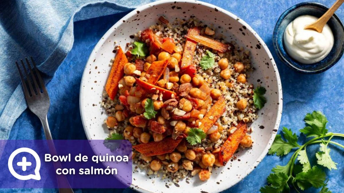 recetas fáciles, recetas, quinoa, garbanzos, ensalada, bowl, mediquo, nutrición