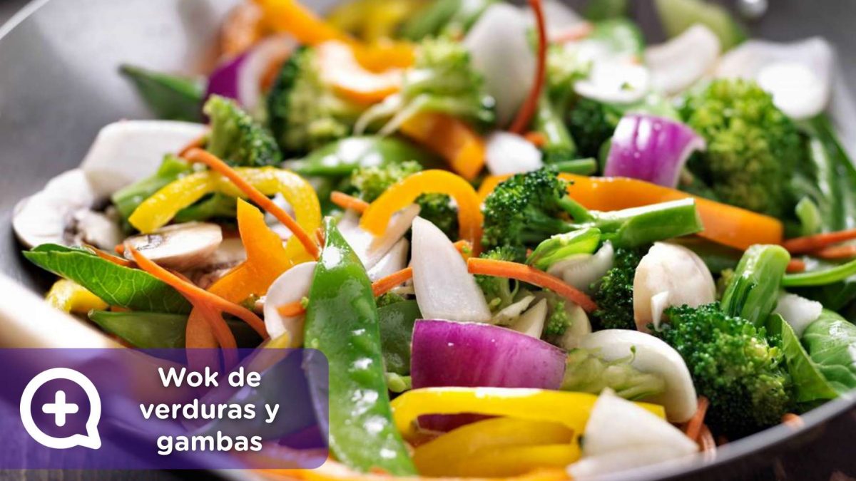 Receta: wok de verduras y gambas - mediQuo Receta: wok de verduras y gambas - mediQuo
