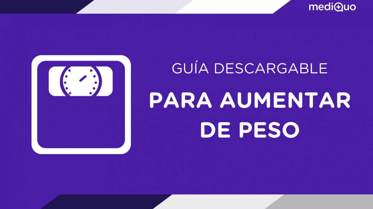 Guía descargable para aumentar de peso mediQuo