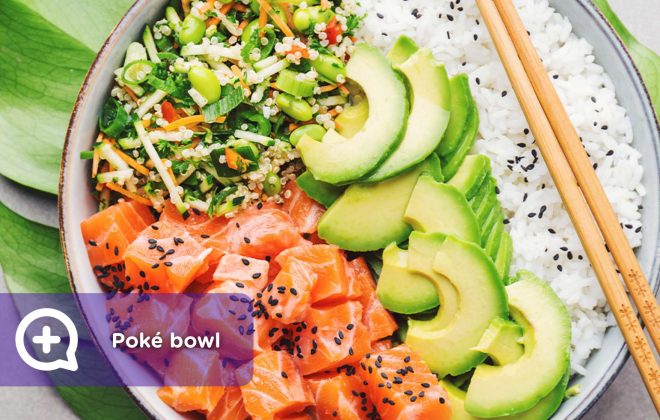 receta, recetas fáciles, poké bowl, salmón, atún, cocinar, nutrición, saludable, mediquo, salud.