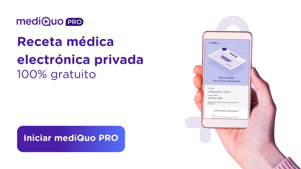 MediQuo PRO web receta médica electrónica privada. Telemedicina. Confinamiento. Médicos, pacientes, digital. medicación, medicamentos, farmacia, farmacéuticos