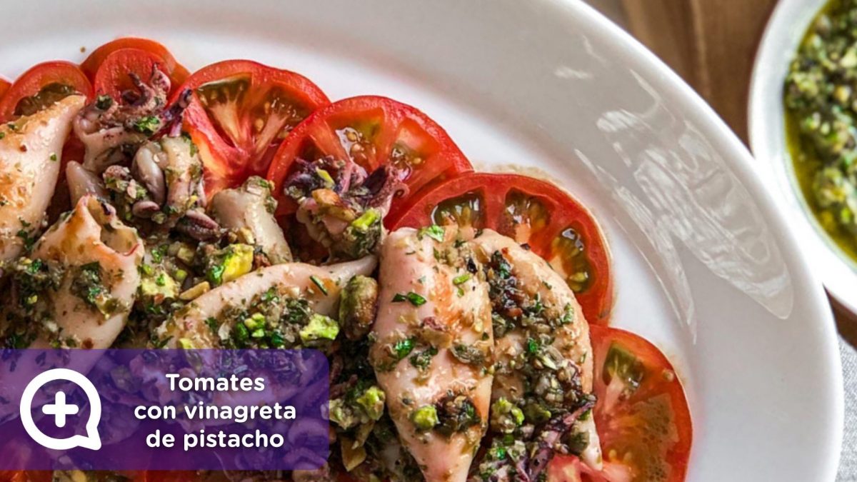 Ensalada de tomates, con vinagreta de pistachos, recetas fáciles, recetas, nutrición, salud, mediquo