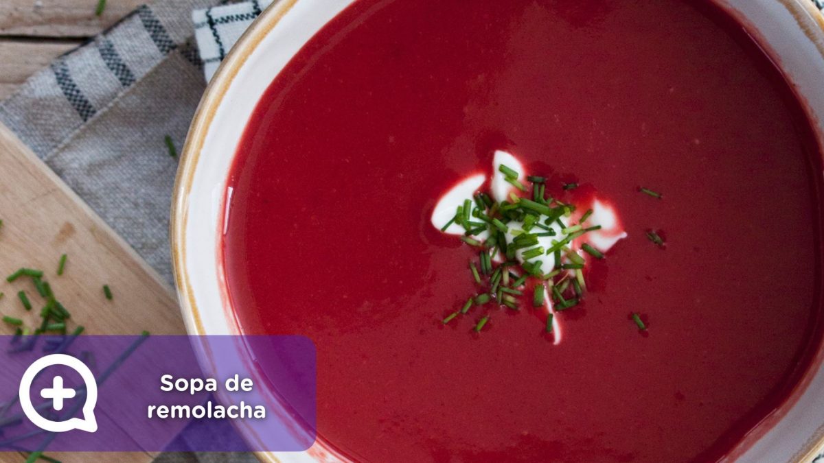 sopa de remolacha, mediquo, nutrición, salud, recetas fáciles