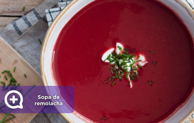 sopa de remolacha, mediquo, nutrición, salud, recetas fáciles