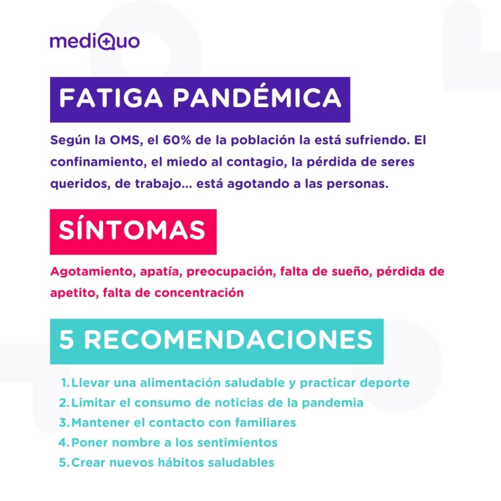 Fatiga pandémica mediQuo