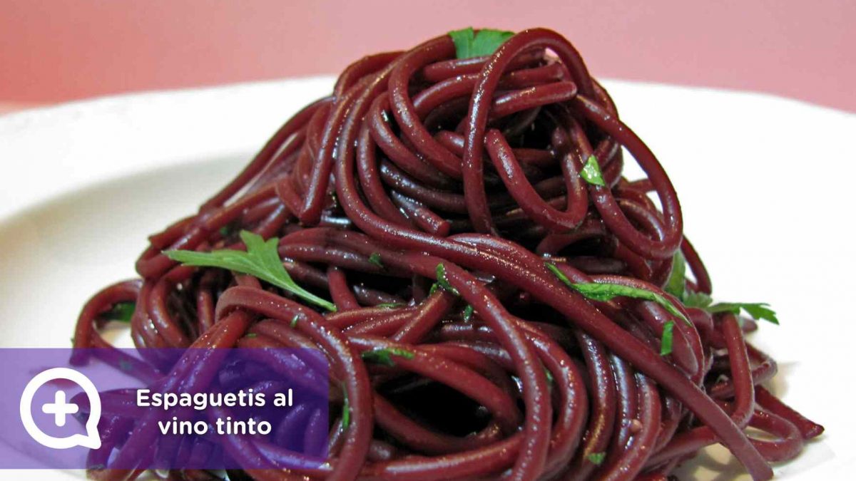 espaguetis al vino tinto, receta, recetas fáciles, italiana, nutrición, salud, mediquo