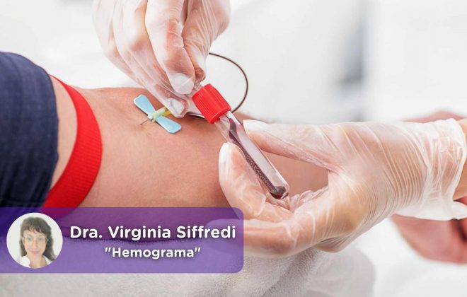 hemograma, analítica de sangre, glóbulos rojos, blancos, plaquetas, anemia, mediquo, hematóloga, virginia siffredi, salud