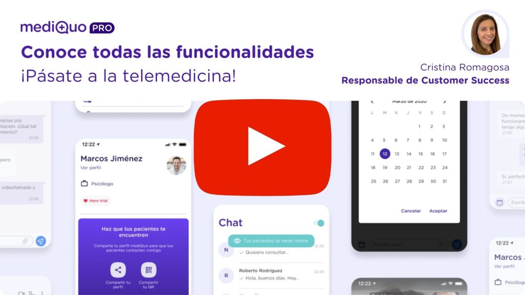Conoce todas las funcionalidades ¡Pásate a la telemedicina! MediQuo PRO SAAS