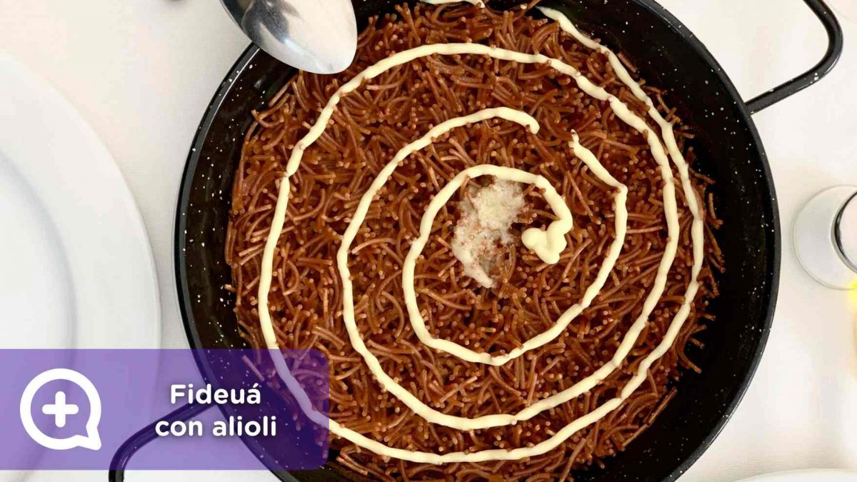 Receta fideuá con alioli, nutrición, comida, fideos, marisco, salud, mediquo