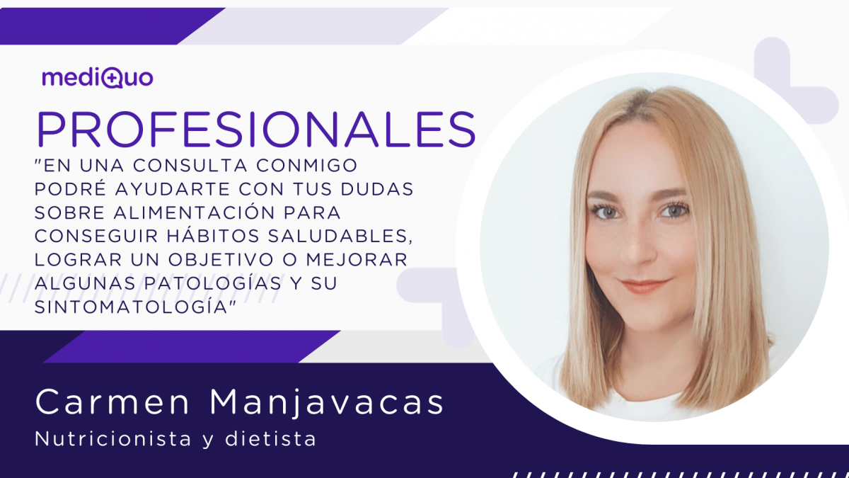 Carmen Manjavacas_Nutricionista y Dietista mediQuo