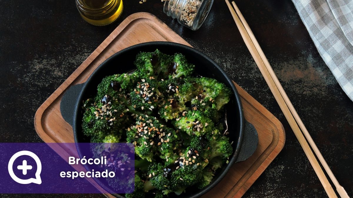 Brócoli especiado a la sartén con jengibre y coco. Nutrición, Salud. MediQuo. Recetas. Recetas saludables.