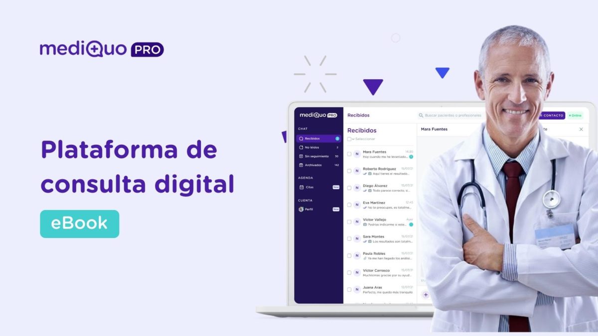 Plataforma de consulta digital cartela blog. MediQuo PRO