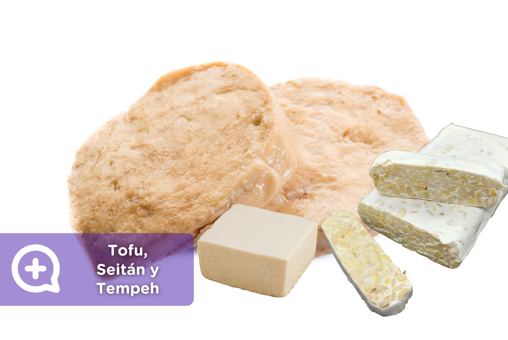 Diferencias entre tofu, seitán y tempeh mediQuo