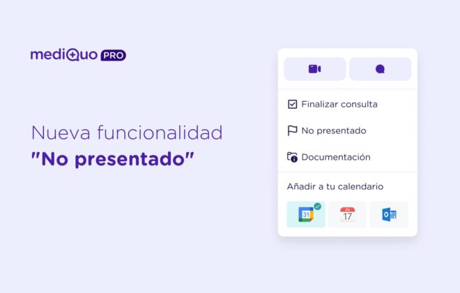 Nueva funcionalidad No presentado. MediQuo PRO.