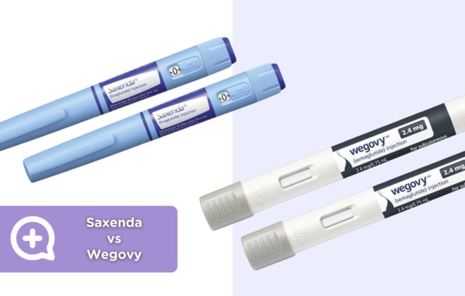 Diferencias entre Saxenda vs Wegovy. tratamiento Liraglutida, semaglutida. Clínica Pérdida de peso. Inyecciones. Receta. Prescripción. Consulta online. MediQuo. Diabetes