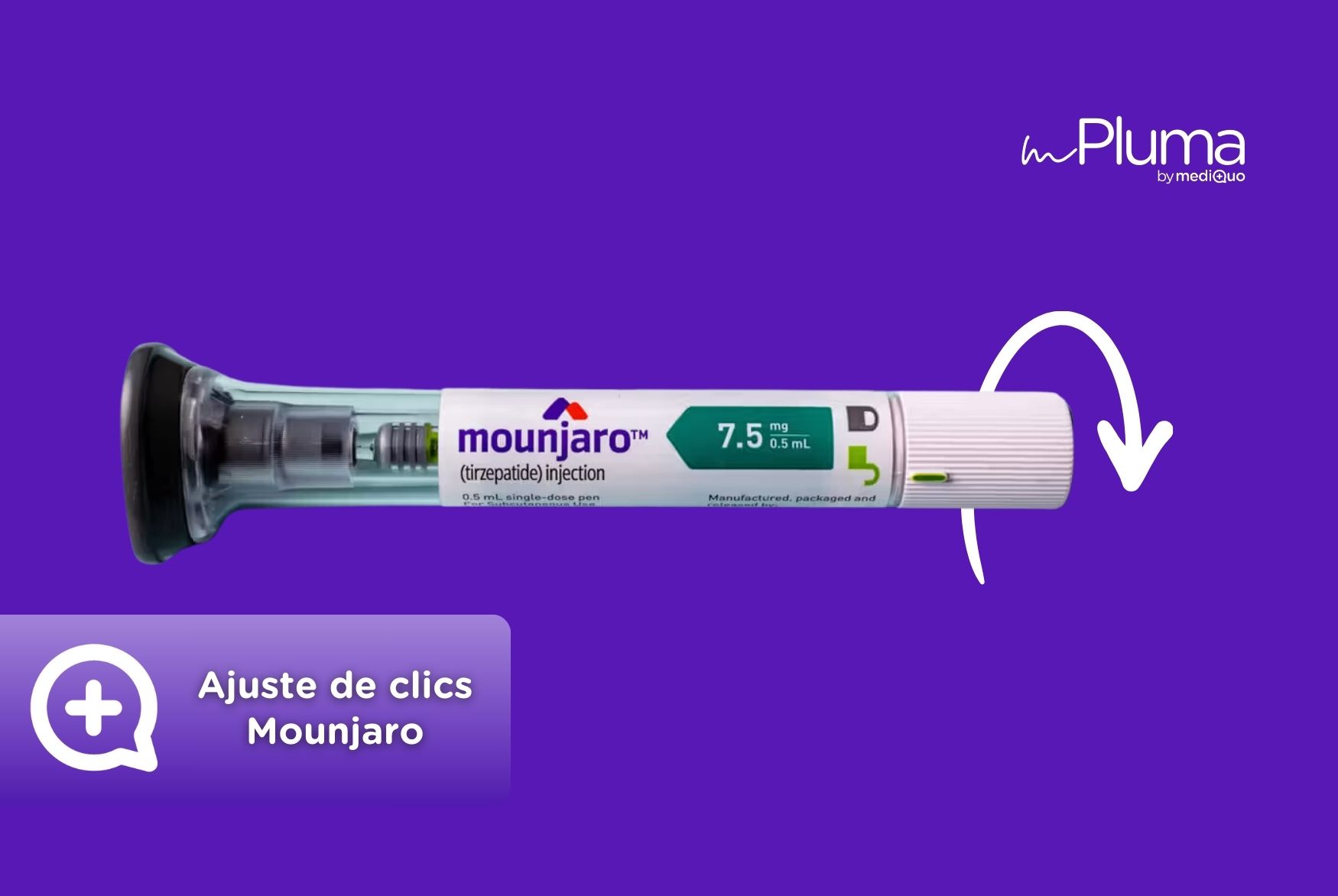 ¿Debo contar los clics al ajustar la dosis de Mounjaro® (tirzepatida ...