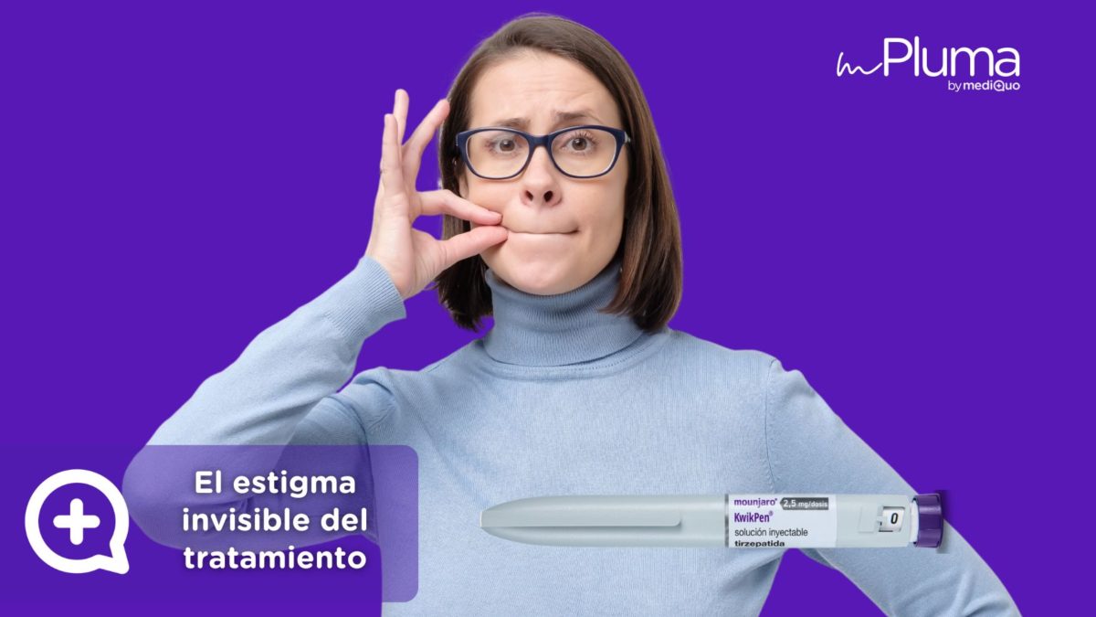 Mounjaro El estigma invisible del tratamiento. Médicos para bajar de peso Método pluma. Mounjaro, Wegovy, Saxenda, Ozempic. Clínica Pérdida de peso. Consulta online. MediQuo. Liraglutida, semaglutida, tirzepatida.