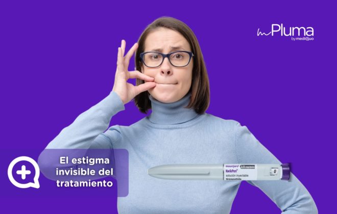 Mounjaro El estigma invisible del tratamiento. Médicos para bajar de peso Método pluma. Mounjaro, Wegovy, Saxenda, Ozempic. Clínica Pérdida de peso. Consulta online. MediQuo. Liraglutida, semaglutida, tirzepatida.