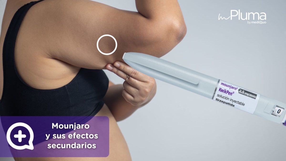 Mounjaro y sus efectos secundarios. Médicos para bajar de peso Método pluma. Mounjaro, Wegovy, Saxenda, Ozempic. Clínica Pérdida de peso. Consulta online. MediQuo. Liraglutida, semaglutida, tirzepatida.