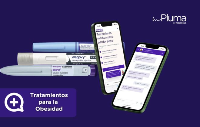 Tratamientos para la Obesidad. Médicos para bajar de peso Método pluma. Mounjaro, Wegovy, Saxenda, Ozempic. Clínica Pérdida de peso. Consulta online. MediQuo. Liraglutida, semaglutida, tirzepatida.