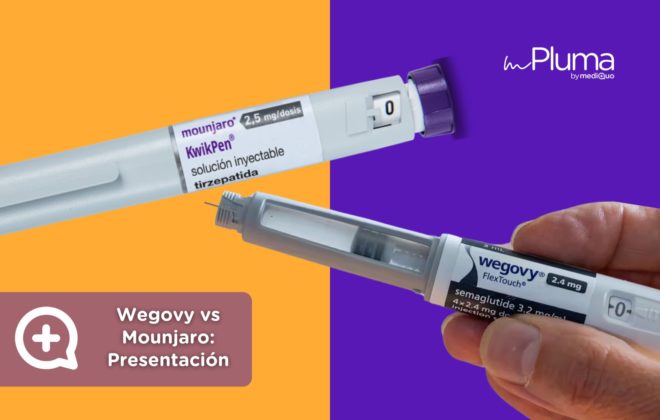 Wegovy vs Mounjaro ¿En qué se diferencian sus presentaciones? Médicos para bajar de peso Método pluma. Mounjaro, Wegovy, Saxenda, Ozempic. Clínica Pérdida de peso. Consulta online. MediQuo. Liraglutida, semaglutida, tirzepatida.
