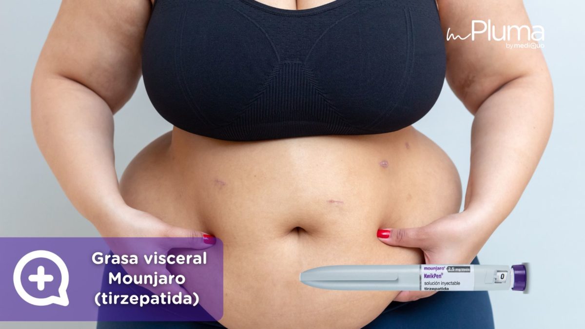 ¿Cómo reduce la grasa visceral Mounjaro (tirzepatida)?. Médicos para bajar de peso Método pluma. Mounjaro, Wegovy, Saxenda, Ozempic. Clínica Pérdida de peso. Consulta online. MediQuo. Liraglutida, semaglutida, tirzepatida.