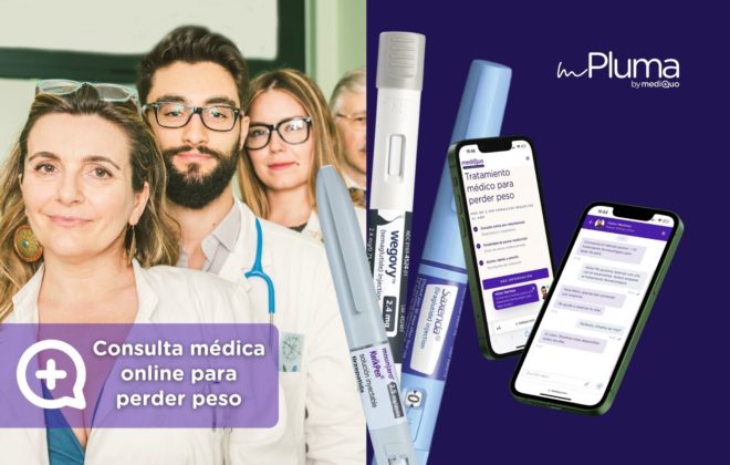¿En qué consiste la consulta médica online para perder peso? Médicos para bajar de peso Método pluma. Mounjaro, Wegovy, Saxenda, Ozempic. Clínica Pérdida de peso. Consulta online. MediQuo. Liraglutida, semaglutida, tirzepatida.