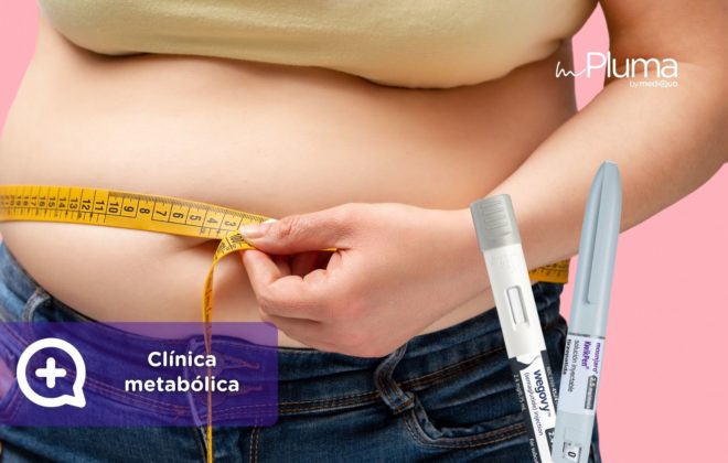 Clínica metabólica. Médicos para bajar de peso Método pluma. Mounjaro, Wegovy, Saxenda, Ozempic. Clínica Pérdida de peso. Consulta online. MediQuo. Liraglutida, semaglutida, tirzepatida. Glucagón