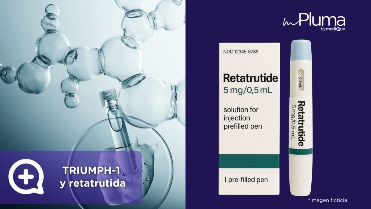 TRIUMPH-1 y retatrutida el ensayo que podría cambiar el tratamiento de la obesidad para siempre. Médicos para bajar de peso Método pluma. Mounjaro, Wegovy, Saxenda, Ozempic. Clínica Pérdida de peso. Consulta online. MediQuo. Liraglutida, semaglutida, tirzepatida. Glucagón