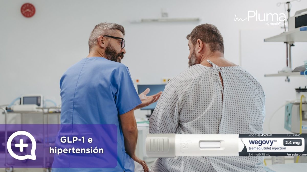 GLP-1 e hipertensión cómo los tratamientos para perder peso ayudan a controlar la presión arterial. Médicos para bajar de peso Método pluma. Mounjaro, Wegovy, Saxenda, Ozempic. Clínica Pérdida de peso. Consulta online. MediQuo. Liraglutida, semaglutida, tirzepatida.