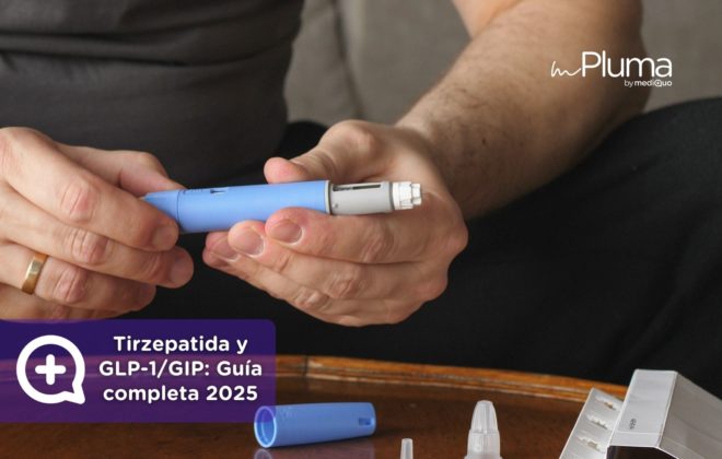 Tirzepatida y la nueva generación de GLP-1GIP Guía completa 2025 para perder peso con éxito. Médicos para bajar de peso Método pluma. Mounjaro, Wegovy, Saxenda, Ozempic. Clínica Pérdida de peso. Consulta online. MediQuo. Liraglutida, semaglutida, tirzepatida.