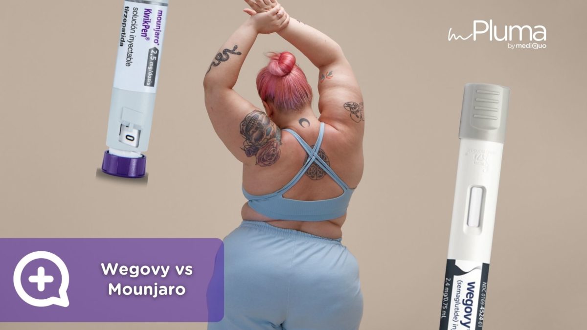 Wegovy vs Mounjaro diferencias, eficacia y qué tratamiento es mejor para perder peso. Médicos para bajar de peso Método pluma. Mounjaro, Wegovy, Saxenda, Ozempic. Clínica Pérdida de peso. Consulta online. MediQuo. Liraglutida, semaglutida, tirzepatida.