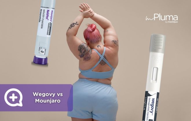 Wegovy vs Mounjaro diferencias, eficacia y qué tratamiento es mejor para perder peso. Médicos para bajar de peso Método pluma. Mounjaro, Wegovy, Saxenda, Ozempic. Clínica Pérdida de peso. Consulta online. MediQuo. Liraglutida, semaglutida, tirzepatida.
