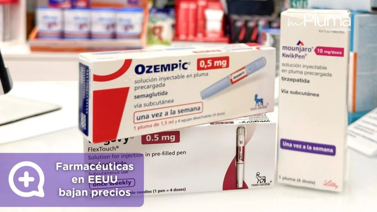 Las farmacéuticas bajan precios ¿una concesión al presión del Gobierno de EE. UU. o un nuevo escenario global. Médicos para bajar de peso Método pluma. Mounjaro, Wegovy, Saxenda, Ozempic. Clínica Pérdida de peso. Consulta online. MediQuo. Liraglutida, semaglutida, tirzepatida.