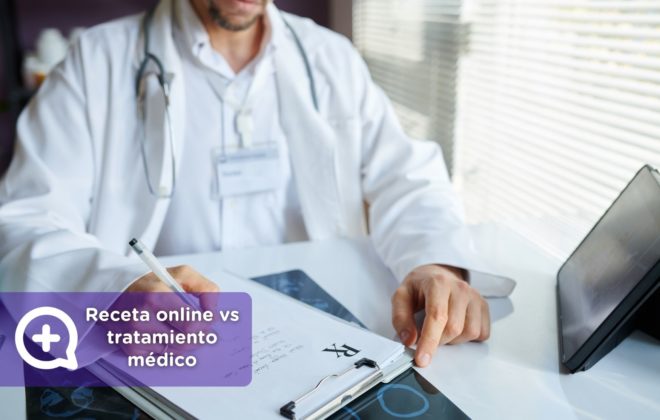 Receta online no es lo mismo que tratamiento médico diferencias clave